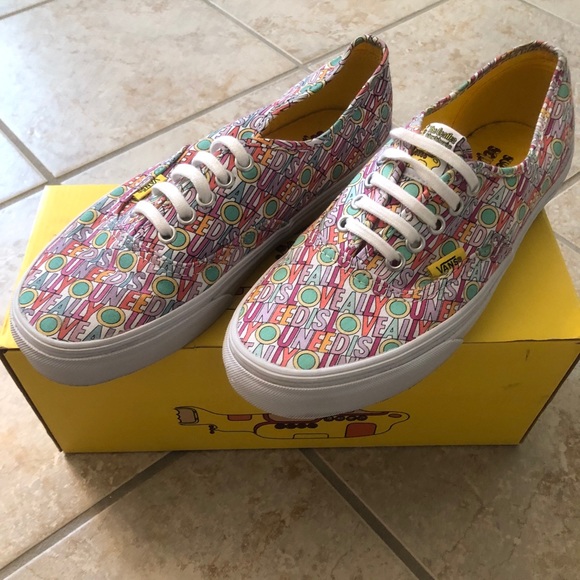 beatles vans shoes